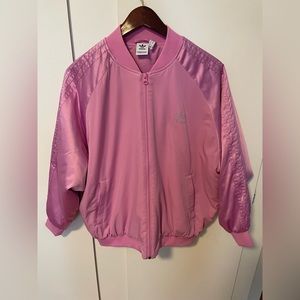 Adidas Satin Jacket- Pink